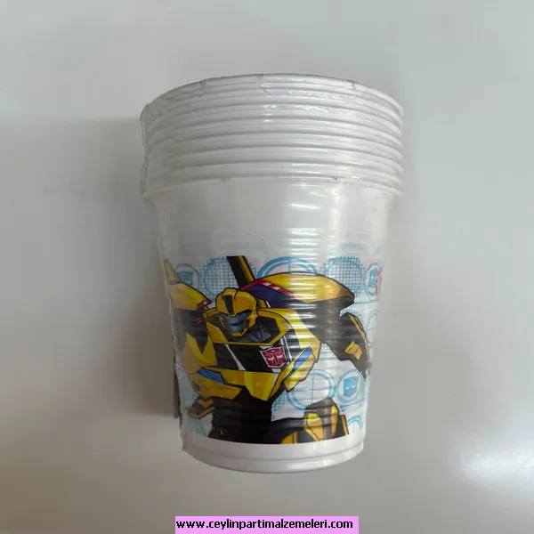 Transformers Temalı Karton Bardak